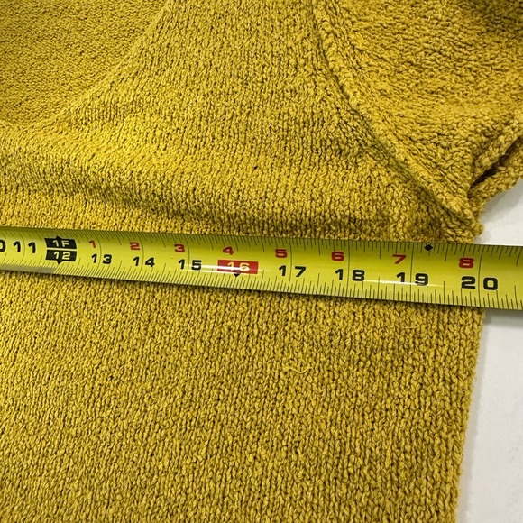 Anthropologie Mustard Textured Knit Top - Picture 9 of 10